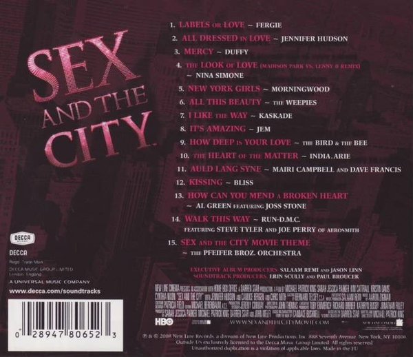 Soundtrack - Sex and the city